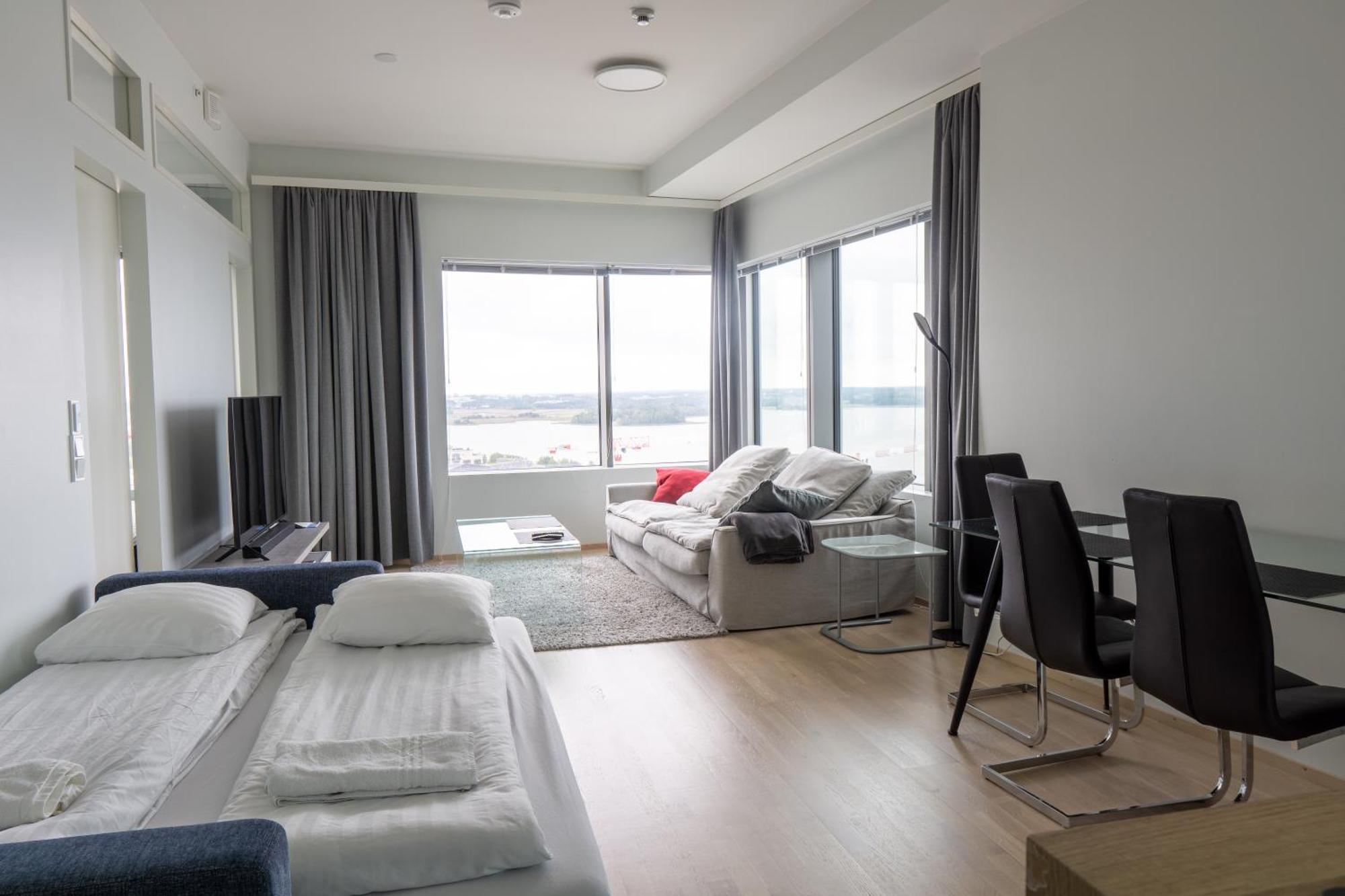 18Th Floor Helsinki High Point 1 Bdr Apartment With City View - Free Garage Parking מראה חיצוני תמונה